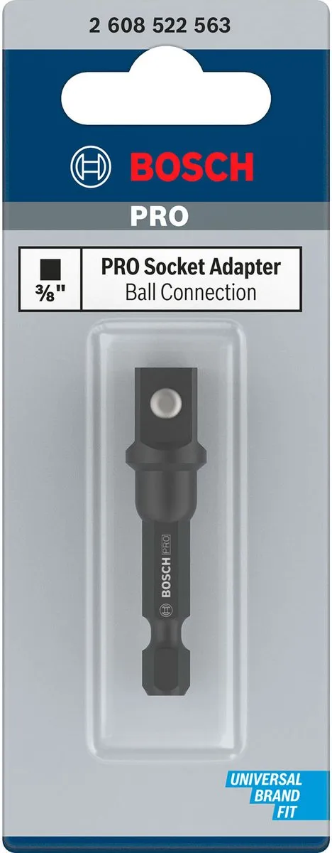 Bosch Professional PRO Dopsleutel 3/8" 50mm - Kogelaansluiting