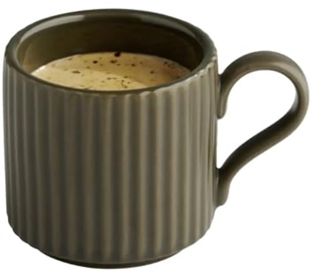 APS The Grid Espressokopjes 19063 - 6 Stuks - 80ml - Bruin