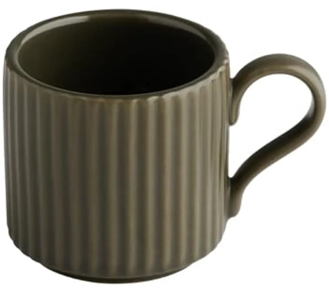 APS The Grid Espressokopjes 19063 - 6 Stuks - 80ml - Bruin