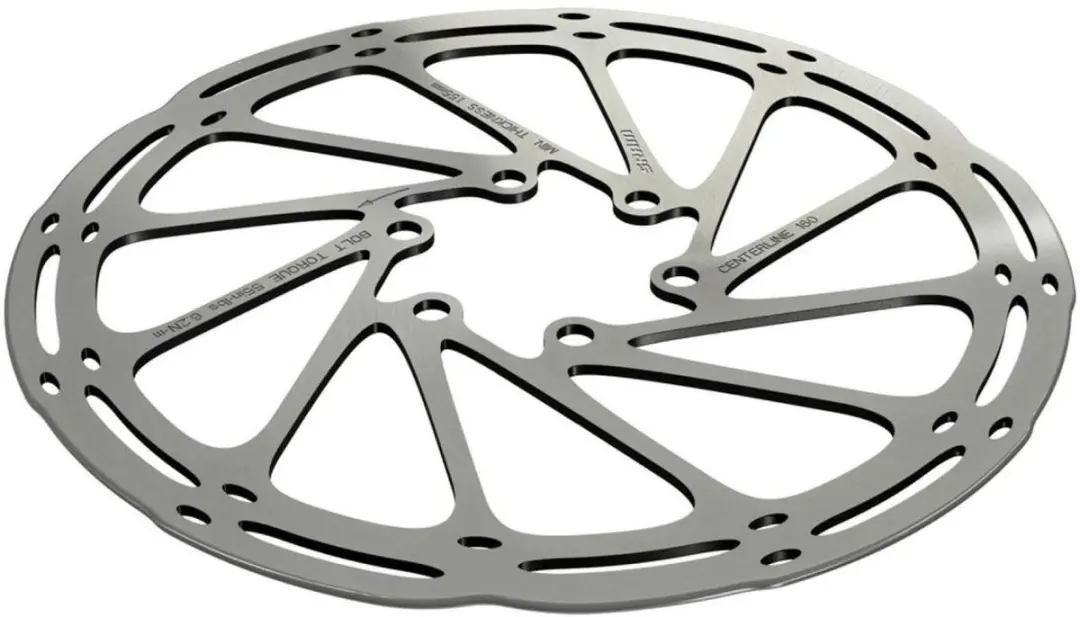 SRAM Centerline Rounded Remschijf 160mm - Zilver - afbeelding 2 van 3