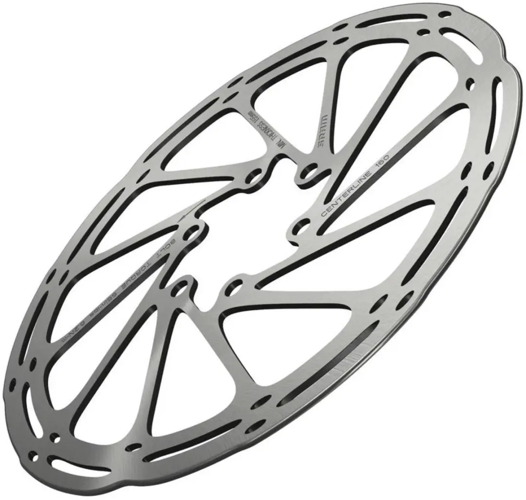 SRAM Centerline Rounded Remschijf 160mm - Zilver - afbeelding 3 van 3