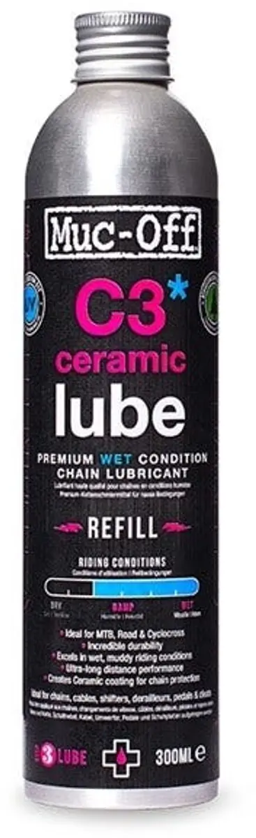 Muc-Off C3 Wet Ceramic Lube 300ml - afbeelding 2 van 2