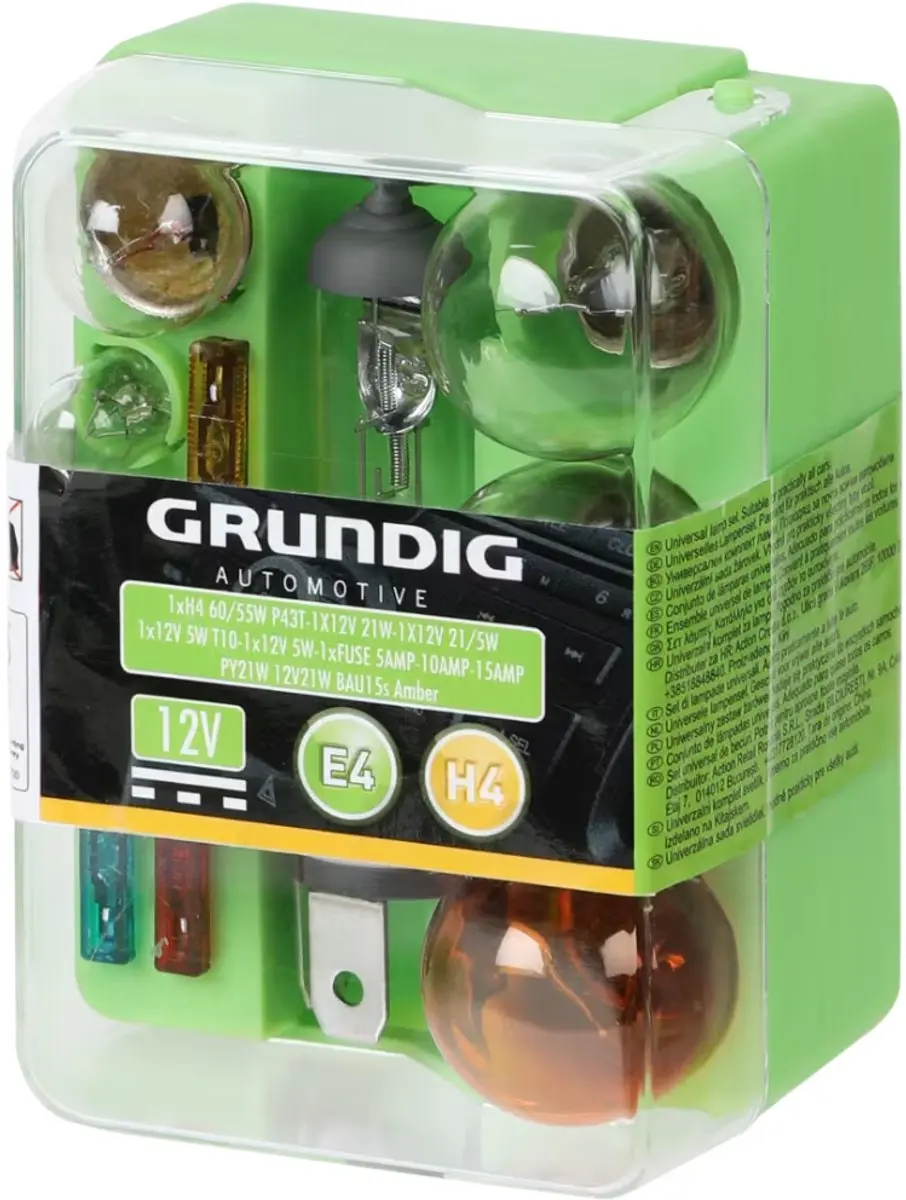 Grundig autolampenset H4