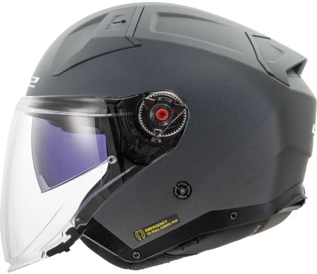 LS2 OF603 Infinity II Solid Betonhelm - L - afbeelding 3 van 4