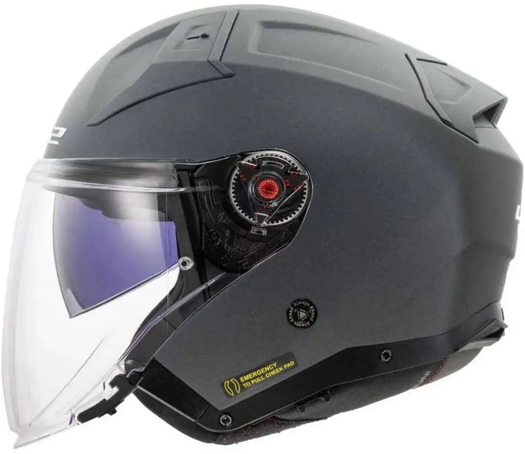 LS2 OF603 Infinity II Solid Betonhelm - L - afbeelding 2 van 4