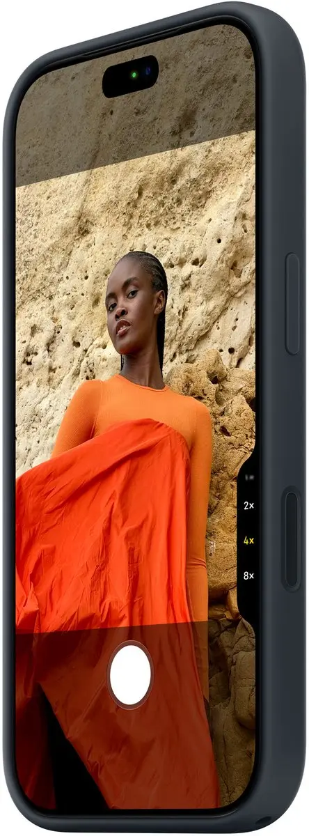 Apple iPhone 18 Pro Siliconenhoesje MK8X4ZM/A - Marineblauw - afbeelding 4 van 4