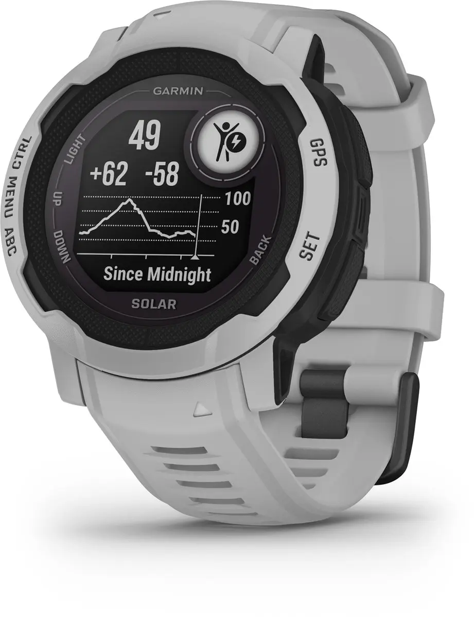 Garmin Instinct 2 Solar Smartwatch 45mm - Mist Gray - afbeelding 3 van 6