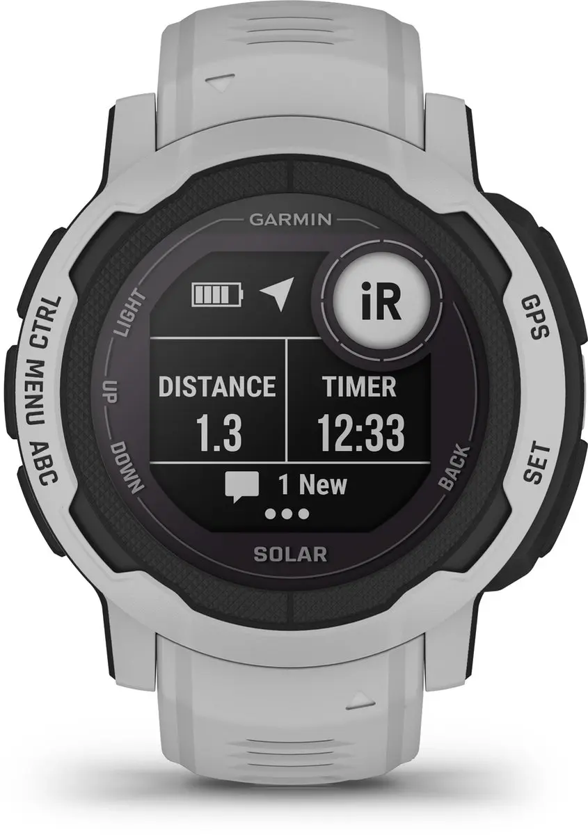 Garmin Instinct 2 Solar Smartwatch 45mm - Mist Gray - afbeelding 6 van 6