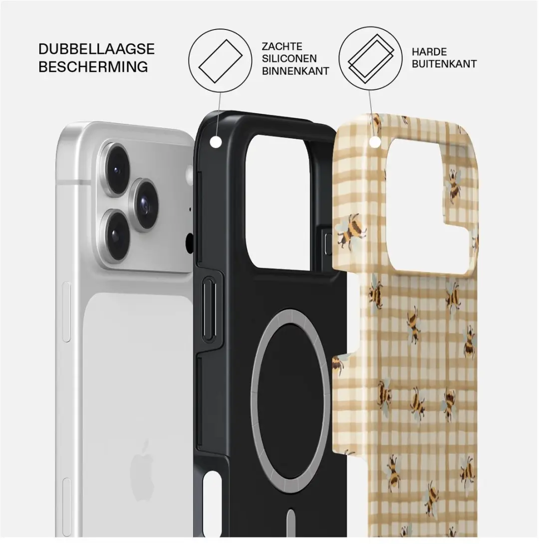 Burga Tough Backcover iPhone 18 Pro - Geel - MagSafe