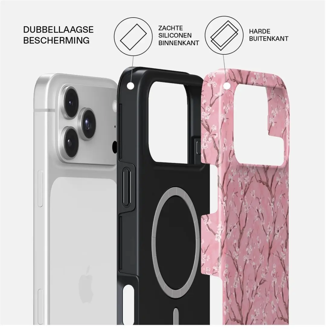 Burga Tough Backcover MagSafe iPhone 18 Pro - Roze