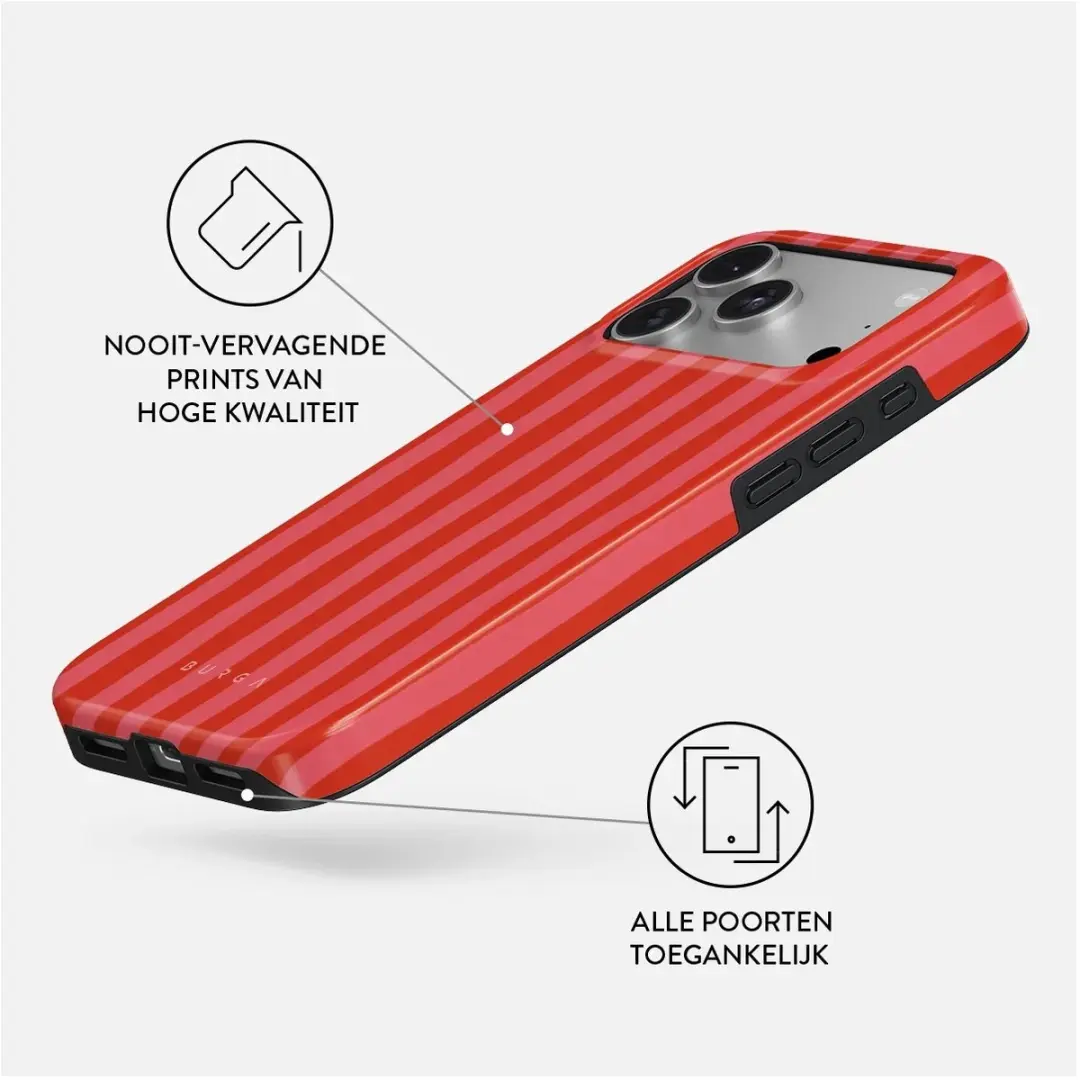 Burga Tough Backcover iPhone 18 Pro Max - MagSafe - Pomegranate