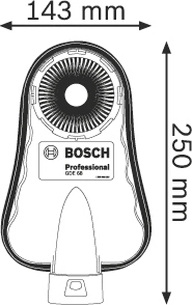 Bosch Professional GDE 68 Stofafzuiging Accessoire