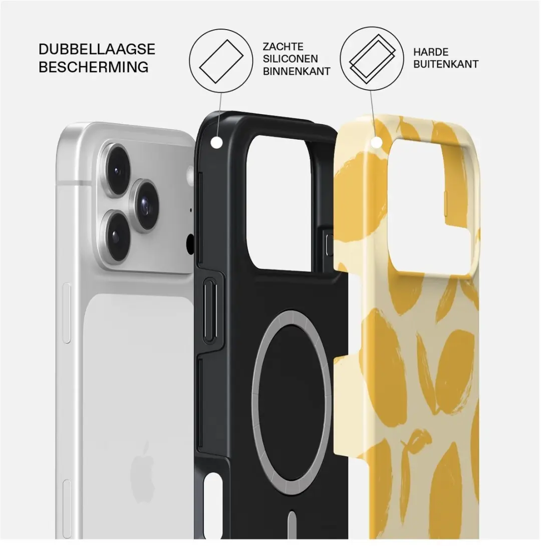 Burga Tough Backcover iPhone 18 Pro Max MagSafe - Lemon Tart