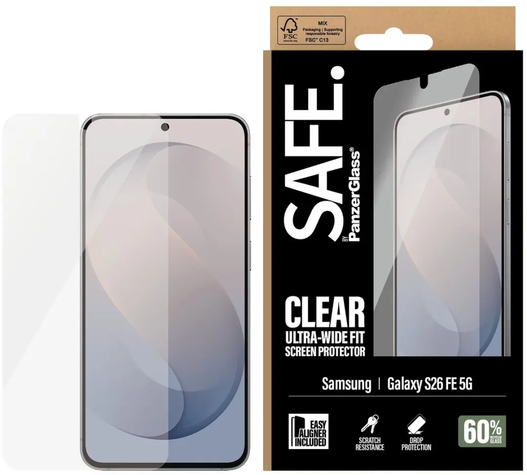 PanzerGlass SAFE Ultra-Wide Screenprotector S26 FE