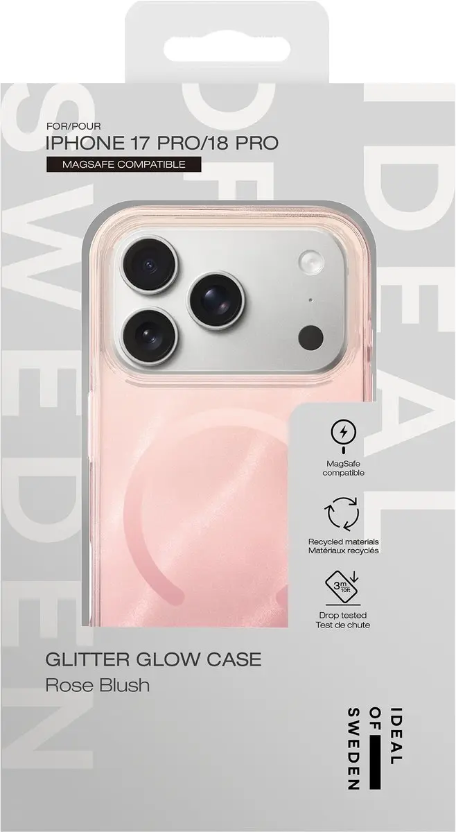 iDeal of Sweden Clear Case iPhone 18/17 Pro - MagSafe - Roze - afbeelding 4 van 4