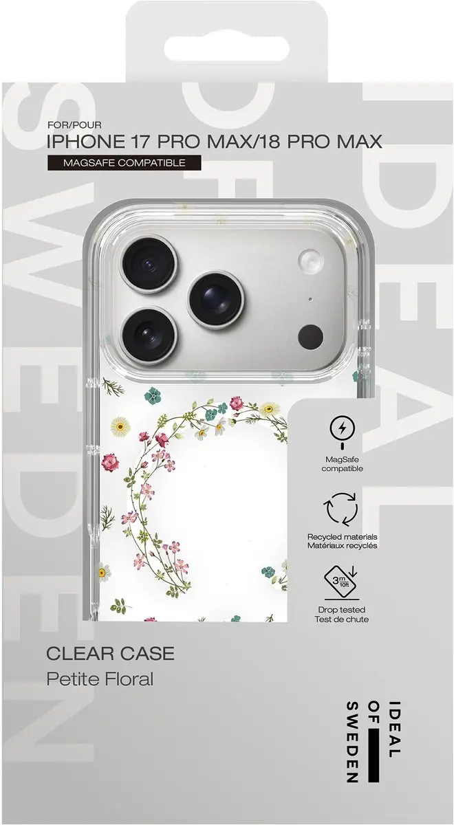 iDeal of Sweden Clear Case Petite Floral - iPhone 18/17 Pro Max MagSafe - afbeelding 4 van 4