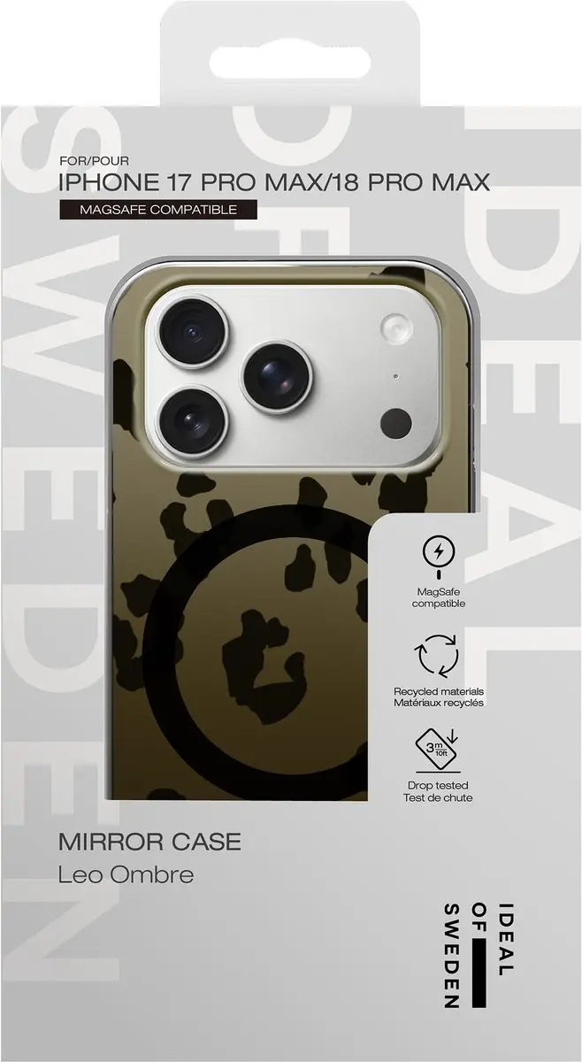 iDeal of Sweden Mirror Case IDMRCMS-I2667P-519 - iPhone 18/17 Pro Max - Leo Ombre - afbeelding 4 van 4
