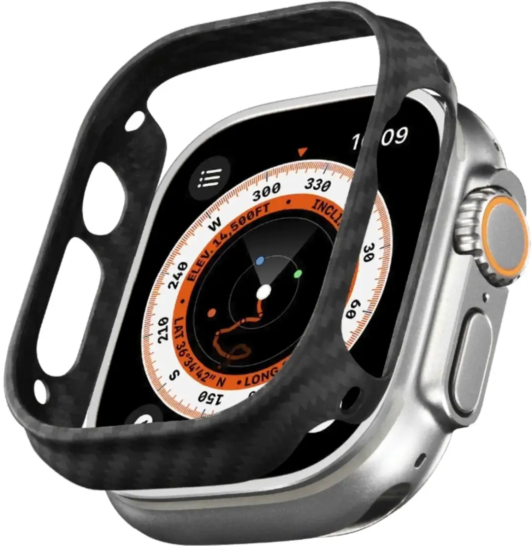 Pitaka Air Hoesje Apple Watch Ultra 49mm - Zwart