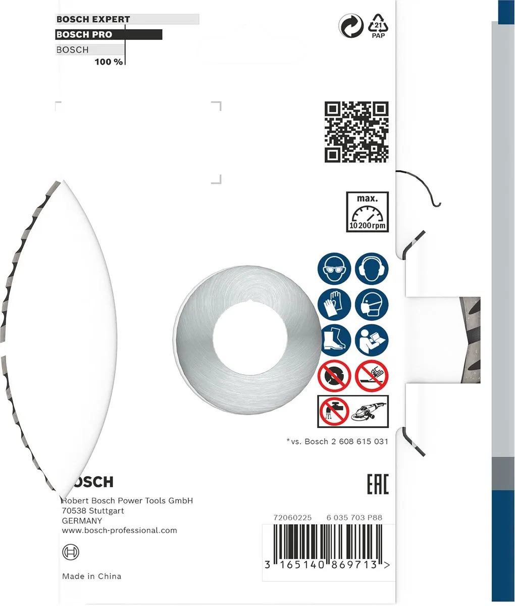 Bosch Professional Diamantschijf Universal 150mm - Metaal - 22,23mm
