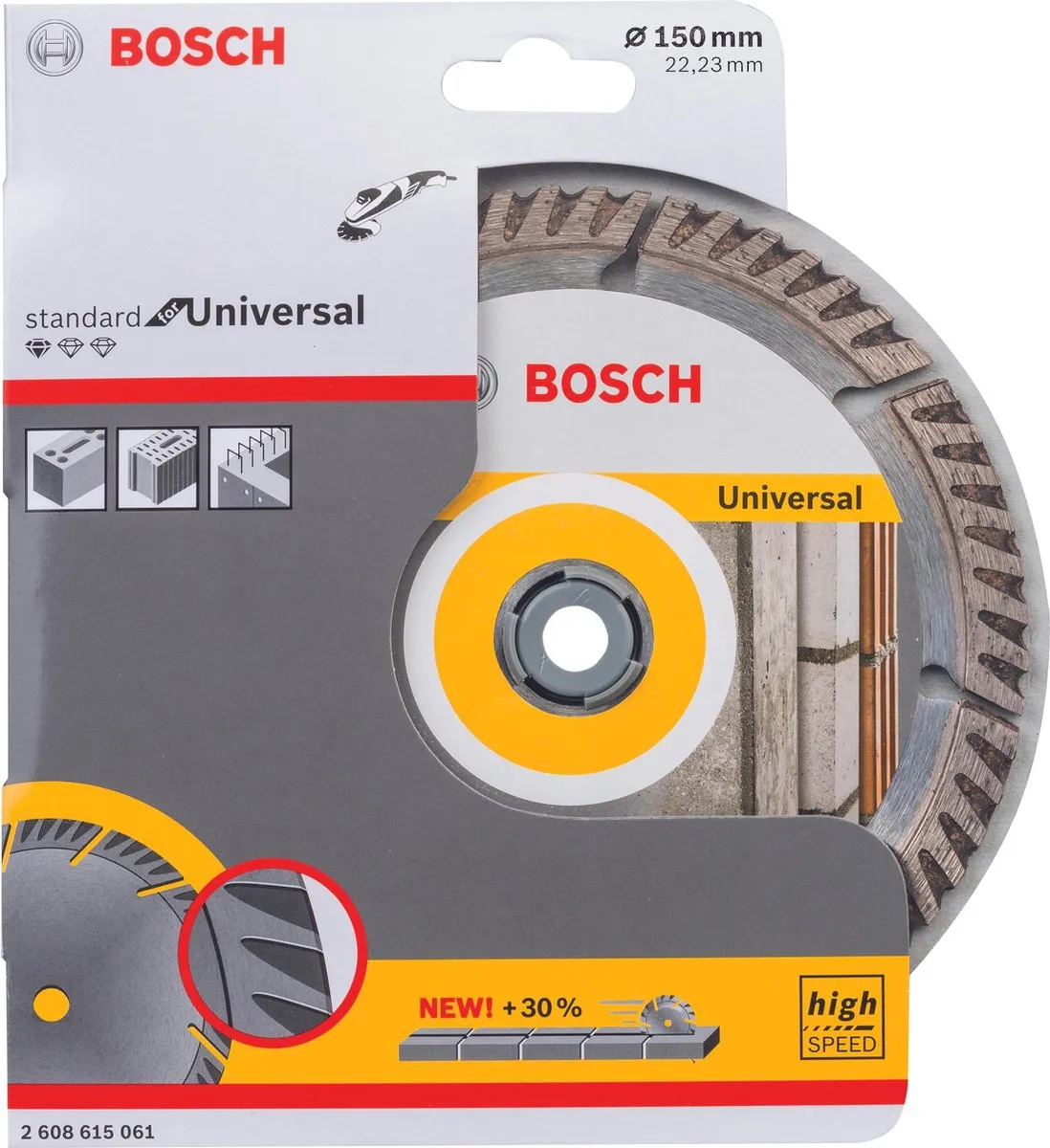 Bosch Professional Diamantschijf Universal 150mm - Metaal - 22,23mm