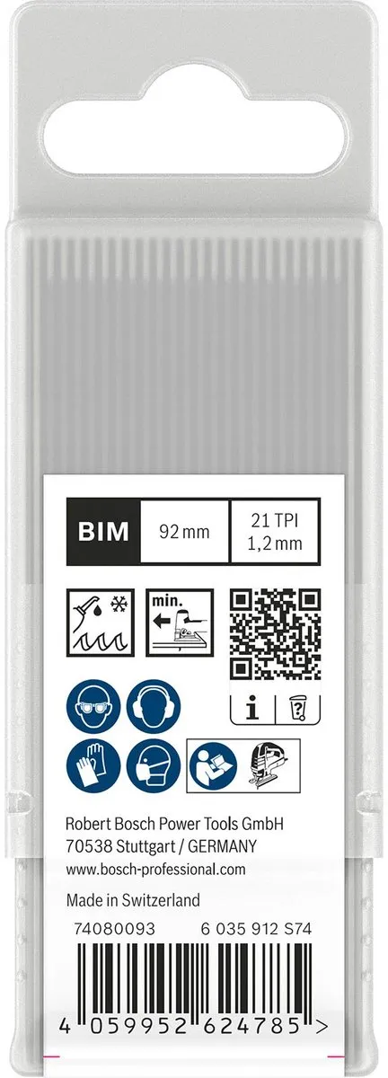 Bosch Professional PRO METAL T121AFC Decoupeerzaagbladen 25 Stuks