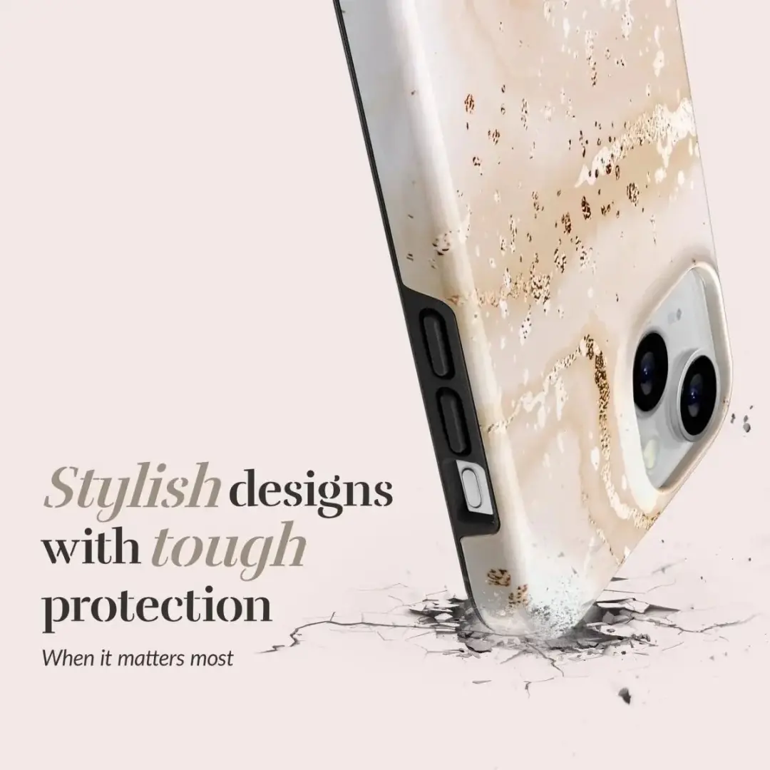 Mio Hoesje iPhone 18 Pro Max - MagSafe/Qi2 - Gold Marble - afbeelding 2 van 6