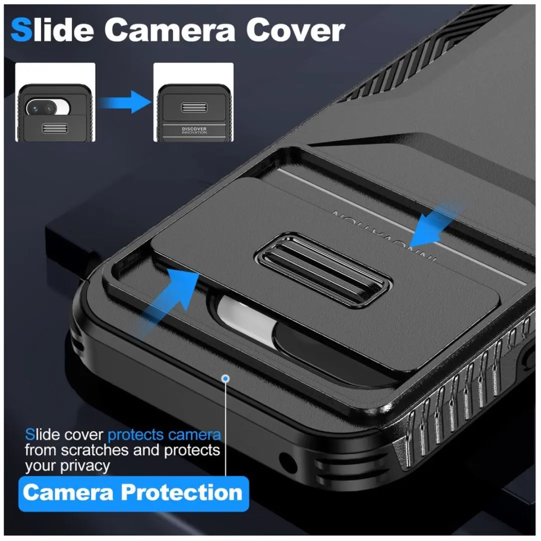 Selected Hoesje Google Pixel 9a Camera Slider - Zwart - afbeelding 4 van 6