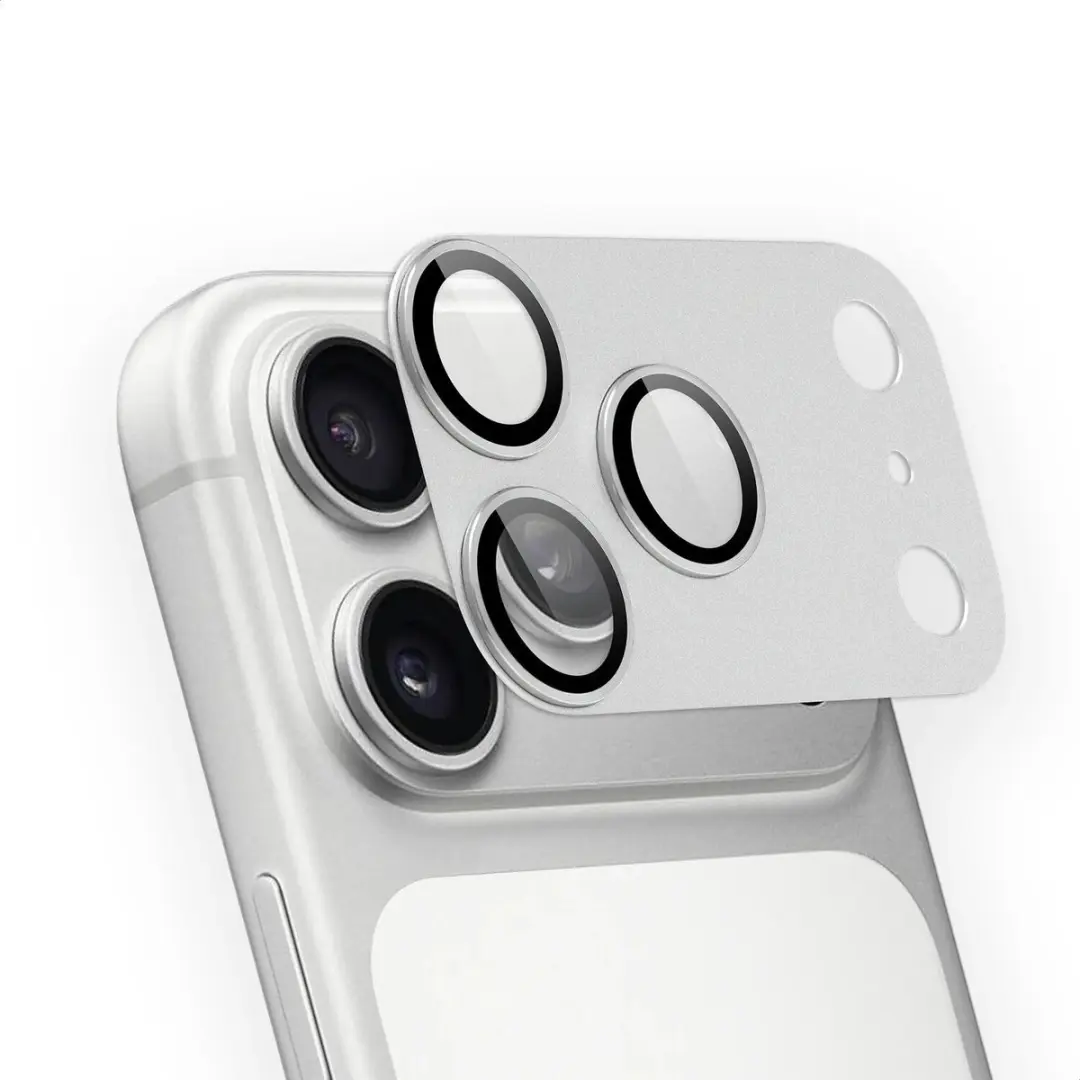 Rosso Camera Protector iPhone 18 Pro - Ultra Dun Glas - Matched Zilver - afbeelding 2 van 6