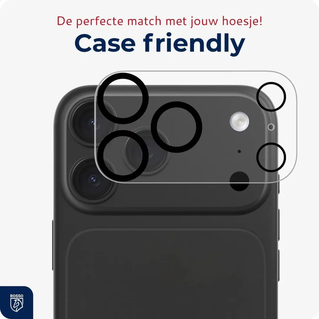 Rosso Camera Protector iPhone 18 Pro Max - Ultra Dun Glas - Transparant - afbeelding 5 van 6