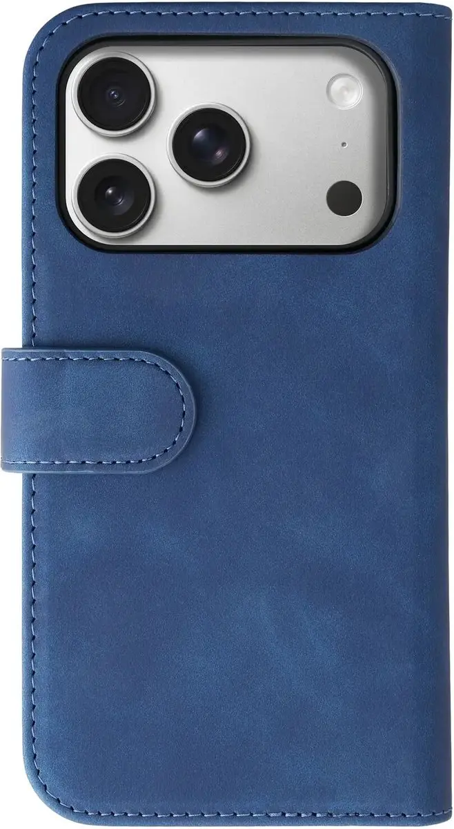 Rosso Element 262769 Hoesje iPhone 18 Pro - Blauw - 3 Pasjes - afbeelding 4 van 6
