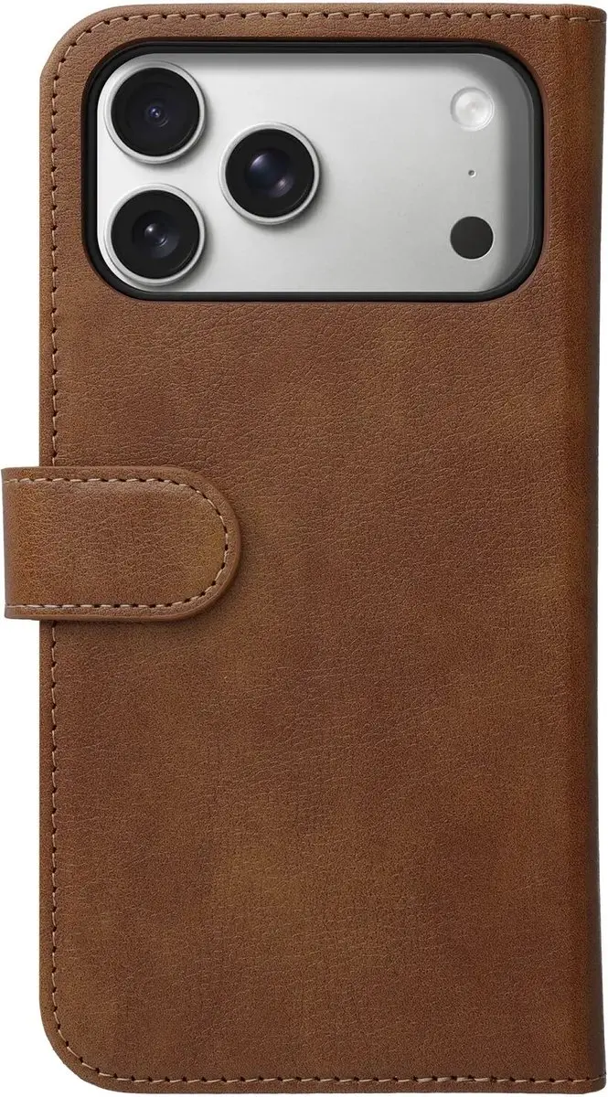 Rosso Element 262771 iPhone 18 Pro Max Hoesje - 3 Pasjes - Bruin - afbeelding 2 van 6