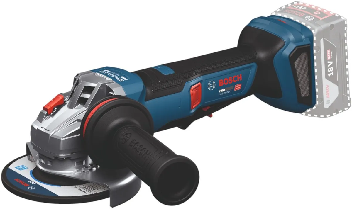 Bosch Professional PRO GWS 18V-11PS Haakse Slijper 125mm - 1100W