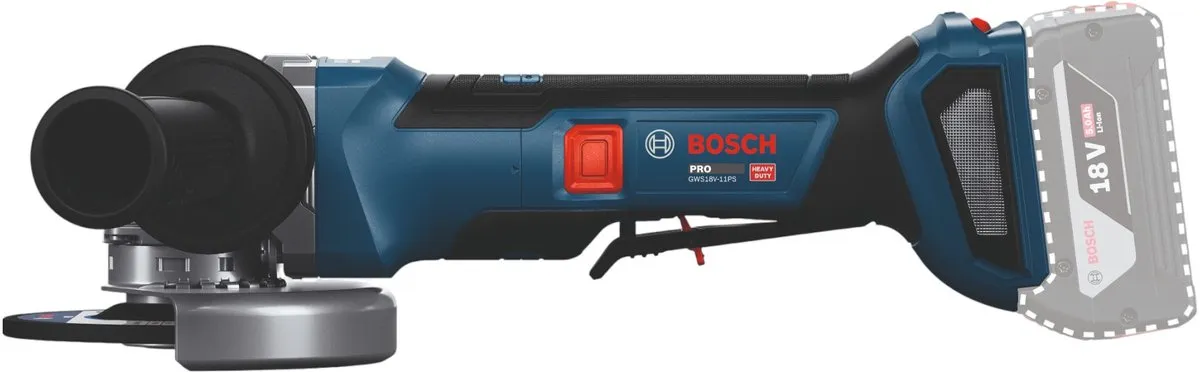 Bosch Professional PRO GWS 18V-11PS Haakse Slijper 125mm - 1100W