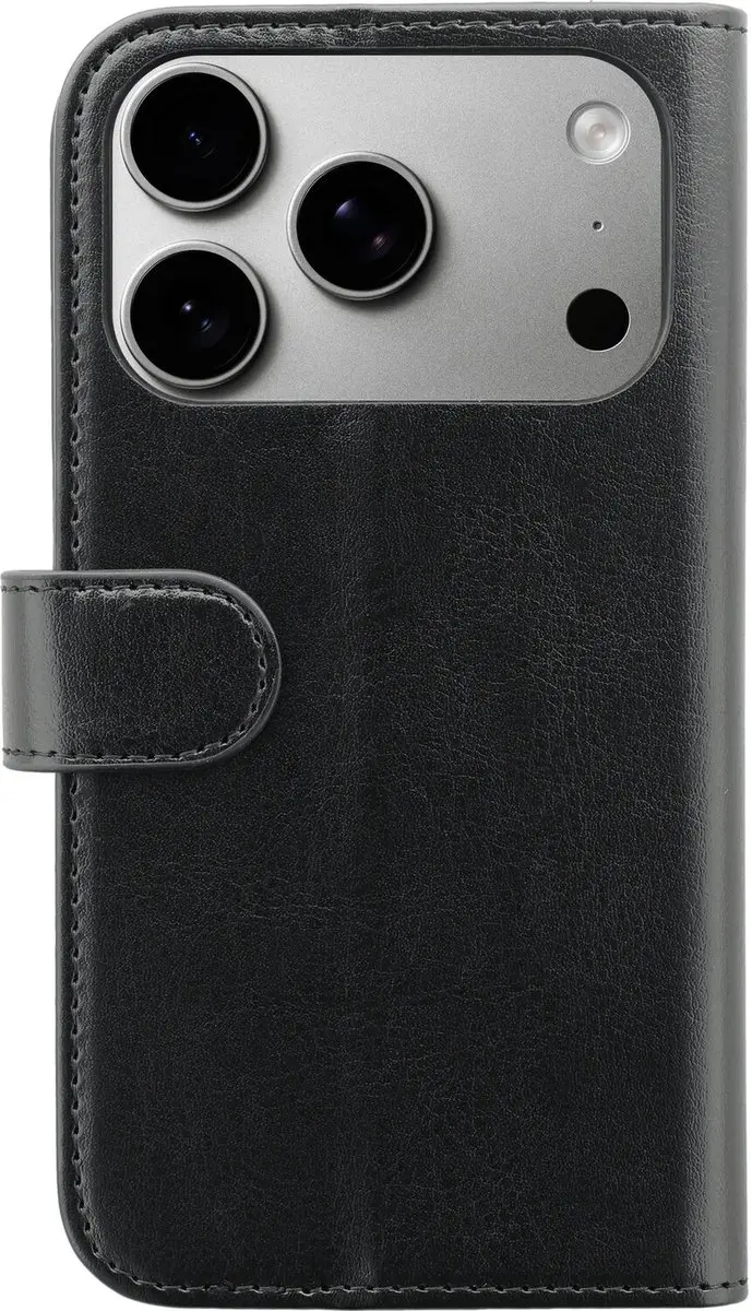Rosso Element Wallet Book Case iPhone 18 Pro - 3 Pasjes - Zwart - afbeelding 5 van 6