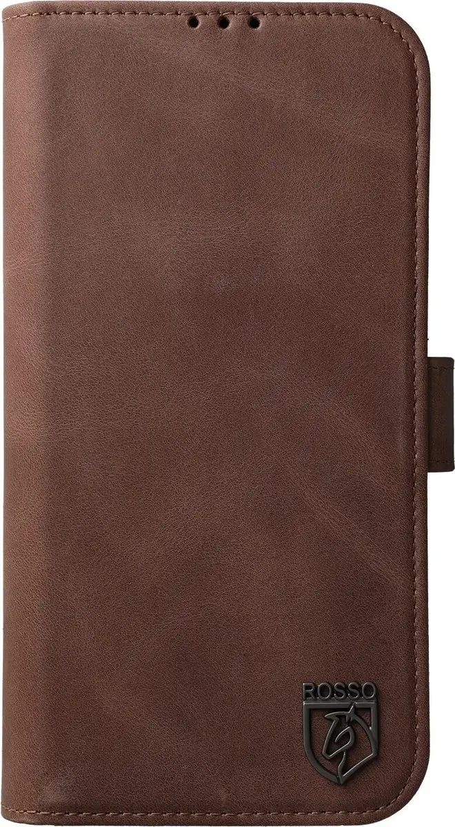 Rosso Elite 262777 Hoesje iPhone 18 Pro Max - Echt Leer Bruin - afbeelding 5 van 6
