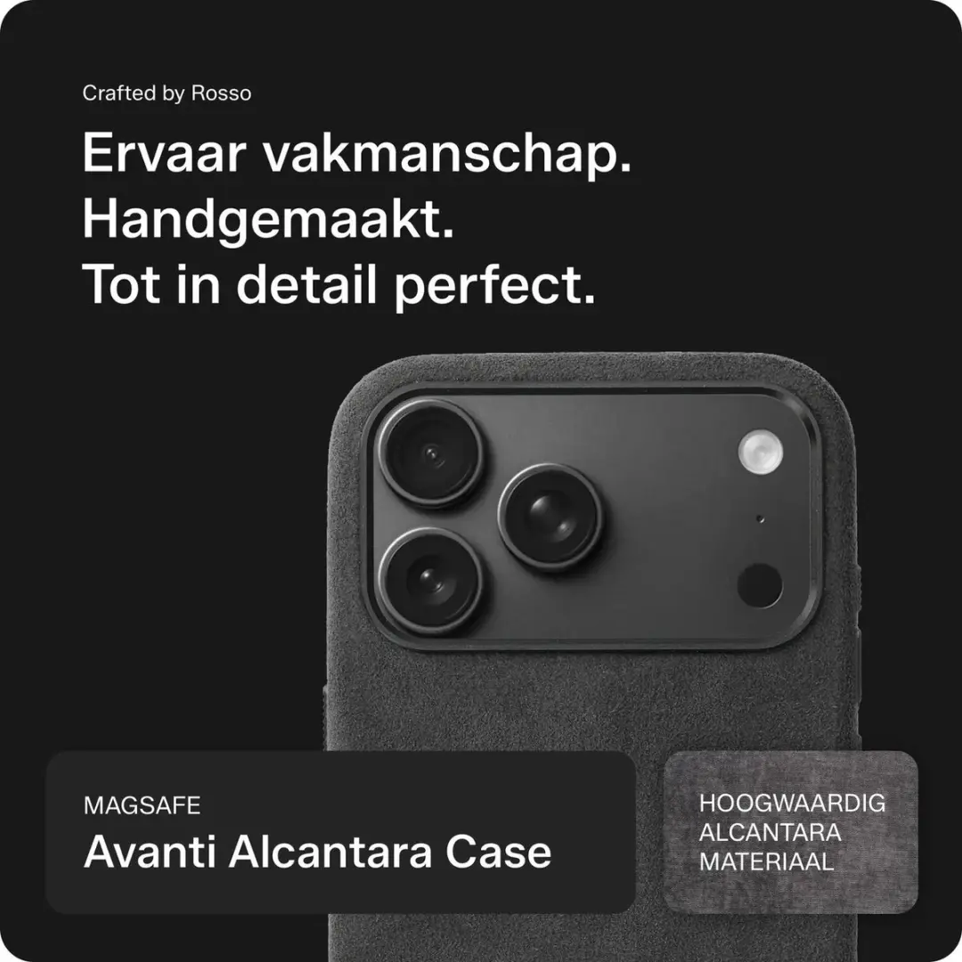 Rosso Avanti Hoesje iPhone 18 Pro Max - Grijs - MagSafe - afbeelding 2 van 6