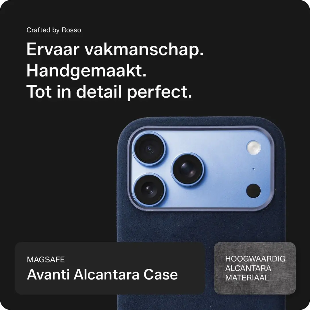 Rosso Avanti Hoesje iPhone 18 Pro Max - MagSafe/Qi2 - Blauw - afbeelding 3 van 6