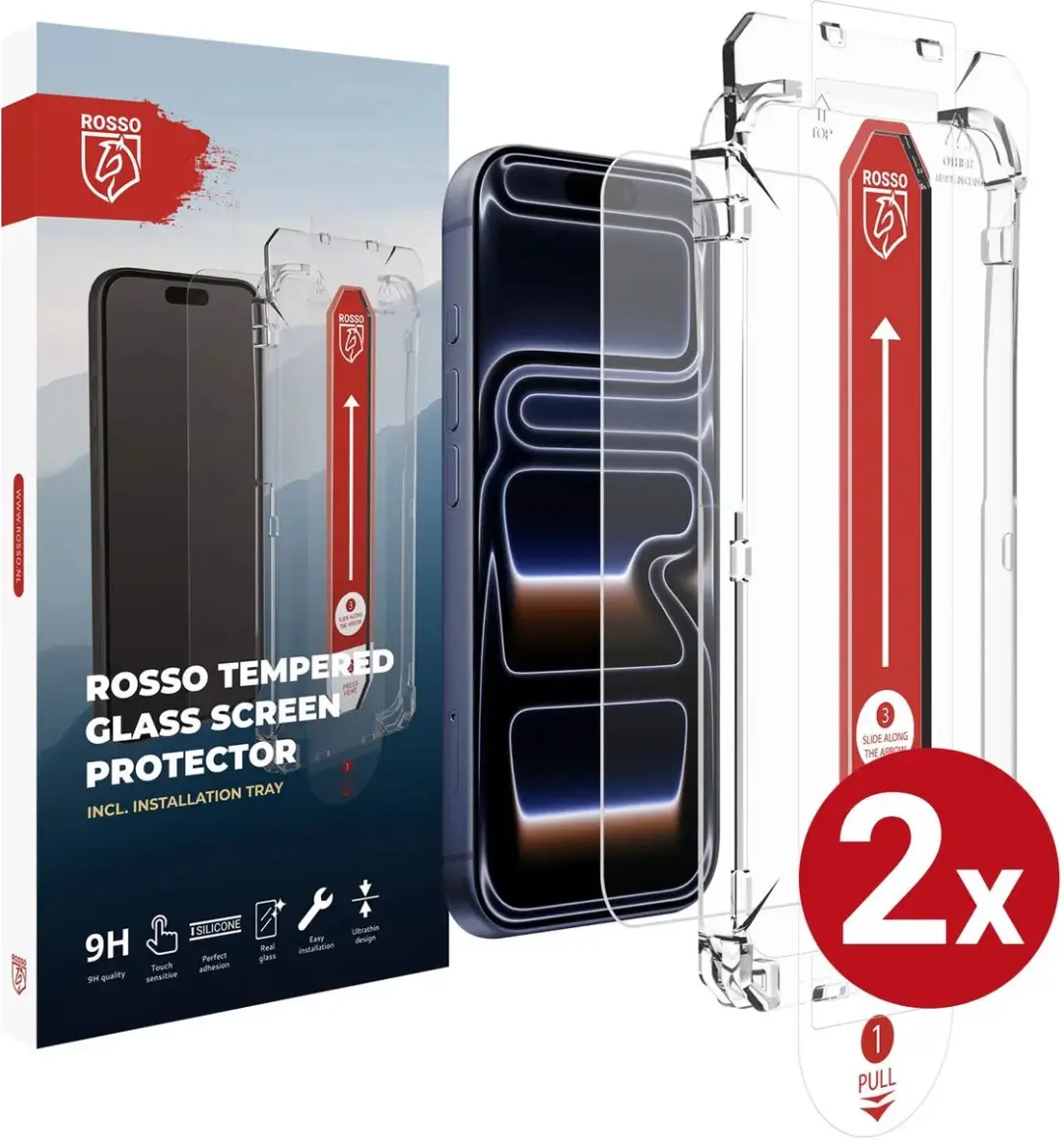 Rosso Screenprotector iPhone 18 Pro Max 9H