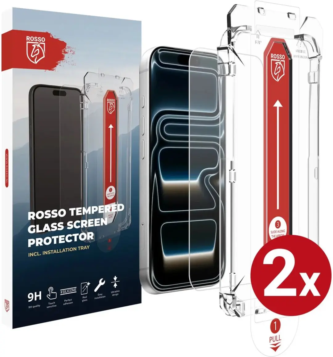 Rosso Screenprotector iPhone 18 Pro 9H