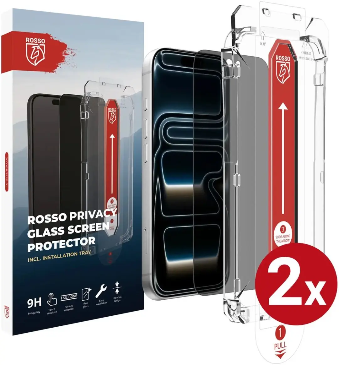 Rosso Privacy Screen Protector iPhone 18 Pro