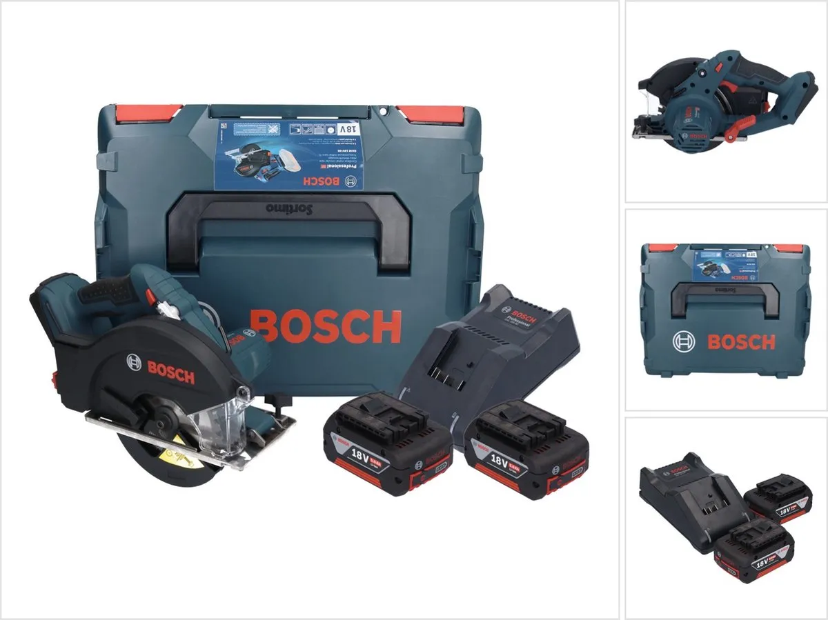 Bosch Professional GKM 18V-50 Accu Cirkelzaag - 136mm - 18V 5.0Ah