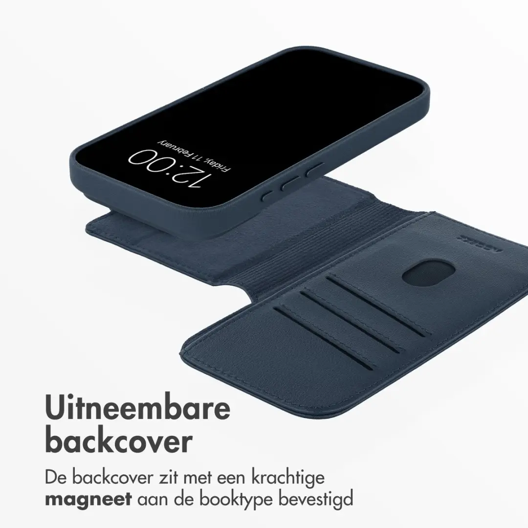 Accezz Hoesje iPhone 18/17 Pro Max - 3 Pasjes - Nightfall Blue - afbeelding 4 van 6