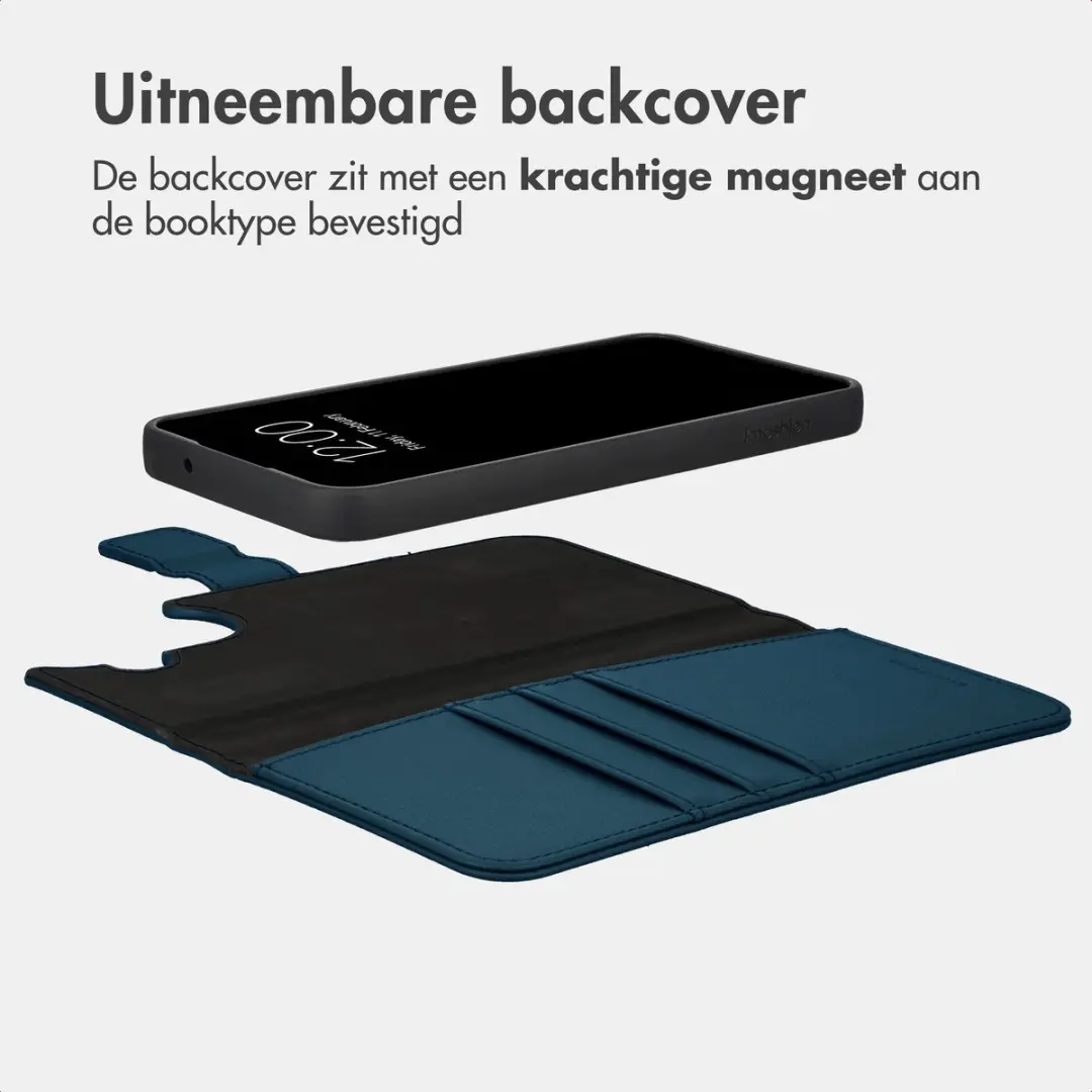Imoshion Bookcase Hoesje Samsung Galaxy A27 - Blauw - 3 Pasjes - afbeelding 2 van 6