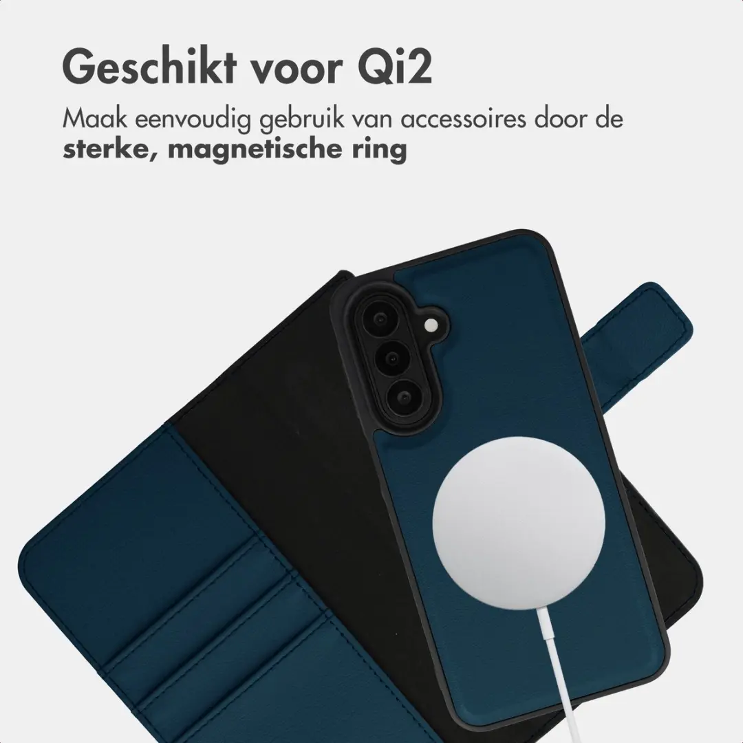 Imoshion Bookcase Hoesje Samsung Galaxy A27 - Blauw - 3 Pasjes - afbeelding 4 van 6