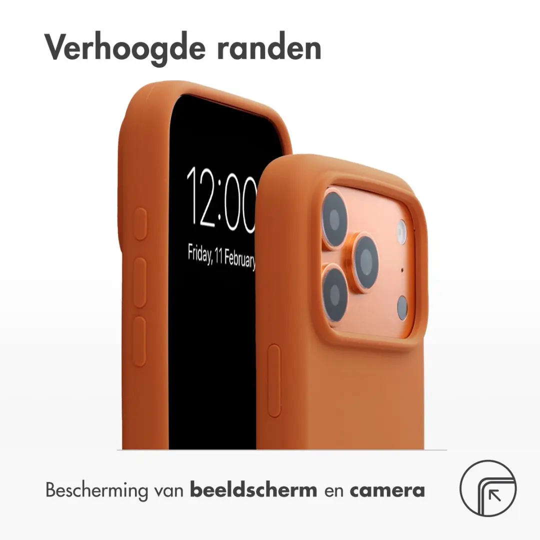 Accezz Hoesje iPhone 18/17 Pro Max - Oranje MagSafe - afbeelding 4 van 5