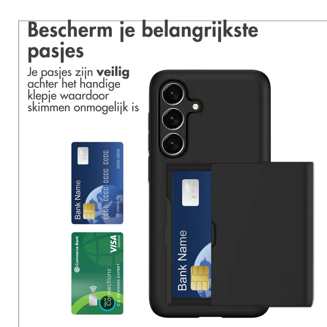 Imoshion Hoesje Samsung Galaxy S26 FE - 2 Pasjes - Zwart - afbeelding 2 van 6
