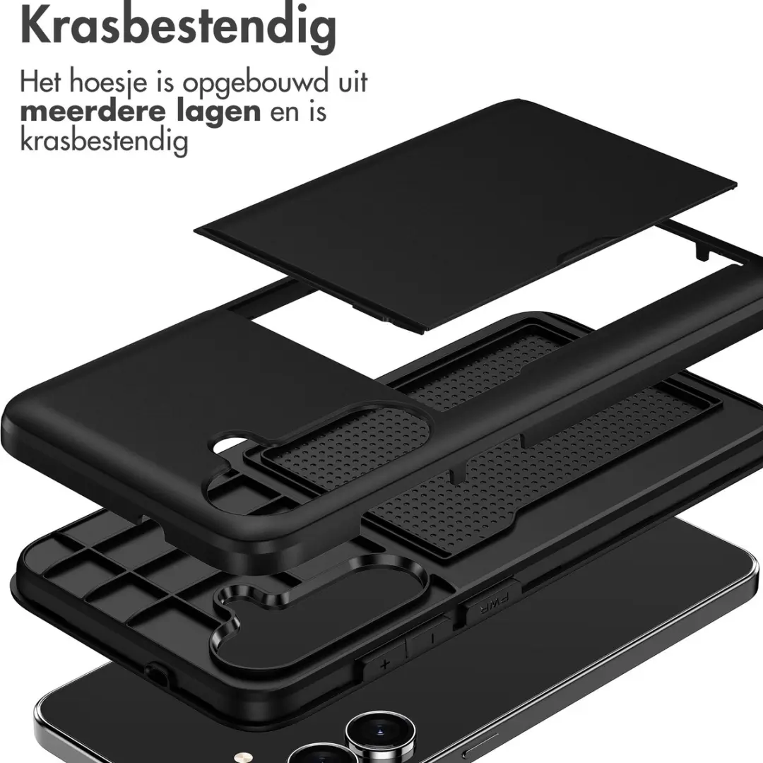 Imoshion Hoesje Samsung Galaxy S26 FE - 2 Pasjes - Zwart - afbeelding 5 van 6