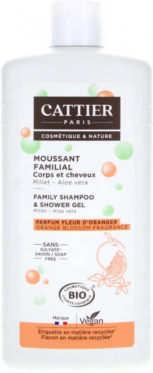 Cattier Oranjebloesem Geur Familie Schuim 500ml