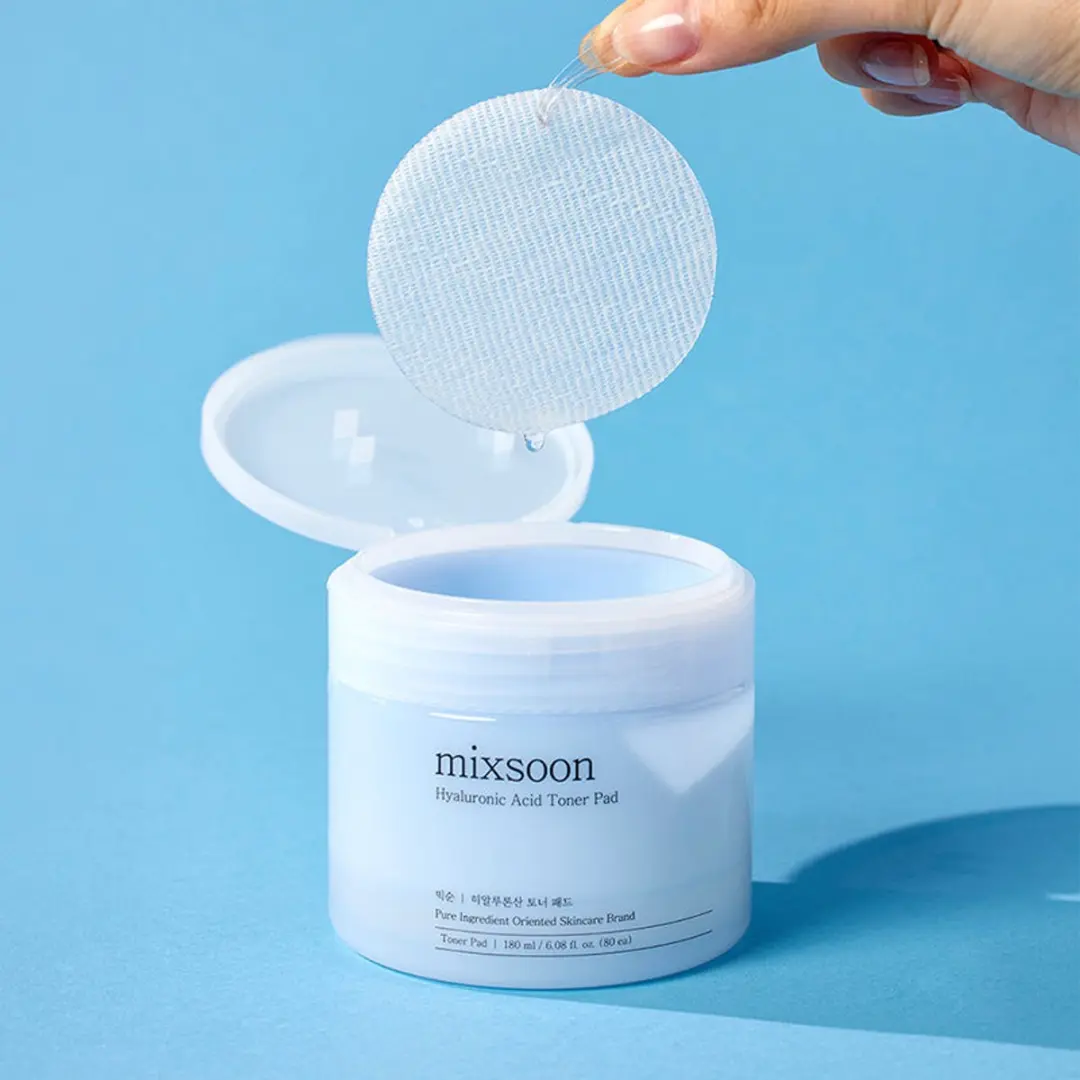 Mixsoon Hyaluronzuur Toner Pads 80 Stuks