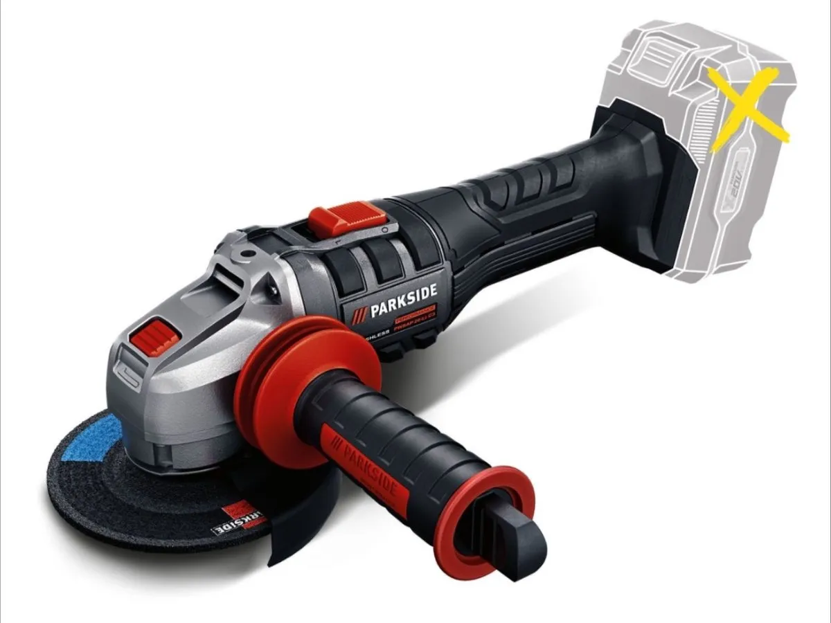 Parkside Performance Accu-haakse slijpmachine 20V 125mm